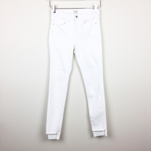 sneak peek white jeans